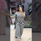 Chiffon Long Printed Dress | Swag Edition (FL-PF004)